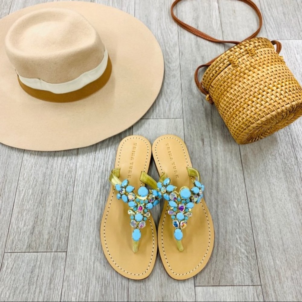 TRINA TURK | MESA EMBELLISHED SANDALS